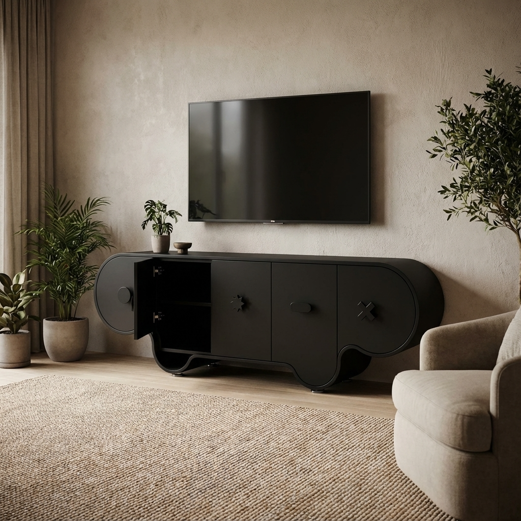 Timo TV Stand | Black