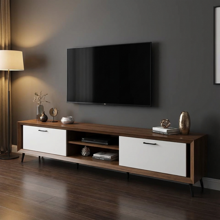 Nico TV Stand | Small | Walnut