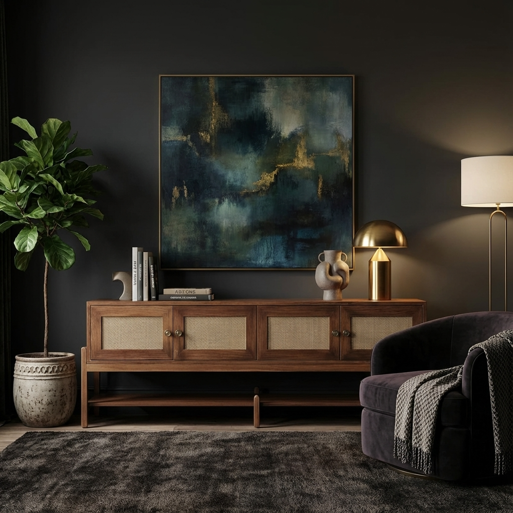 Aadi Sideboard & Cabinet |Walnut