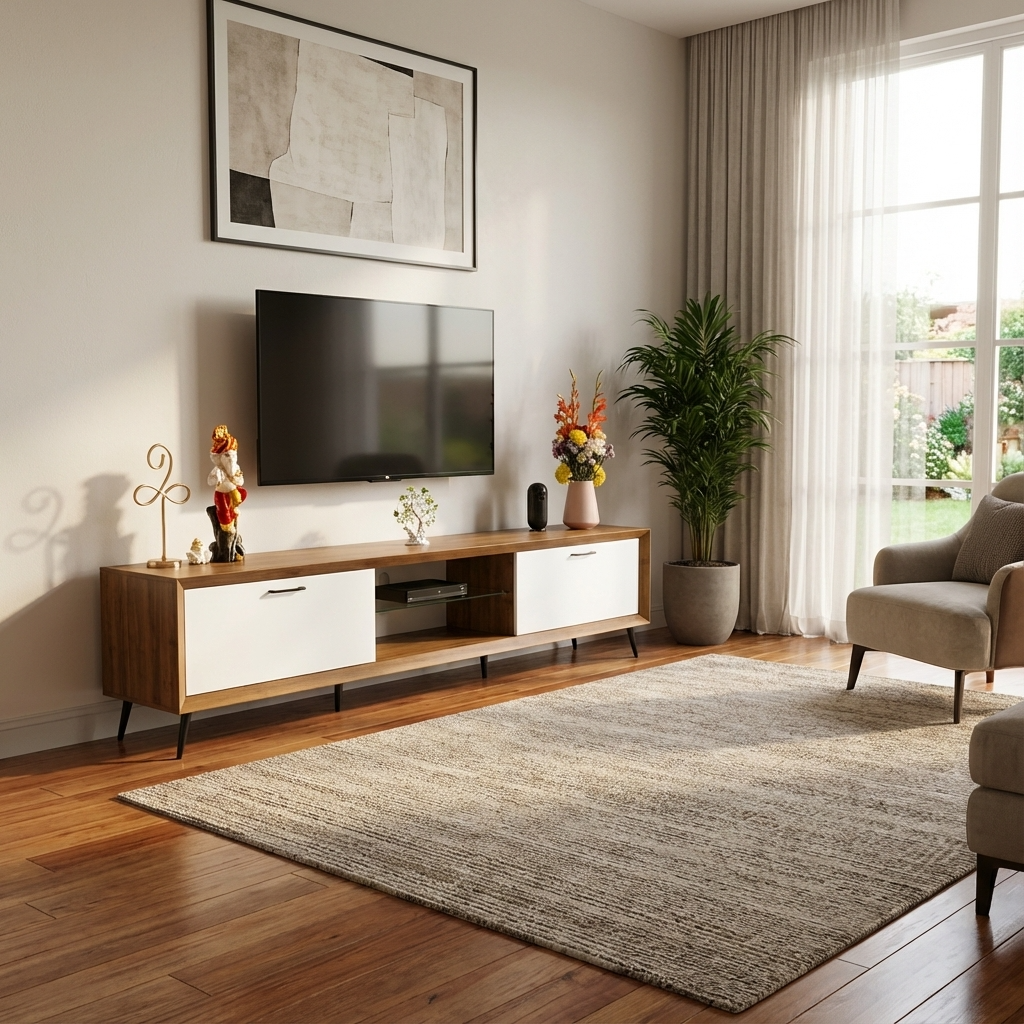 Nico TV Stand | Small | Walnut