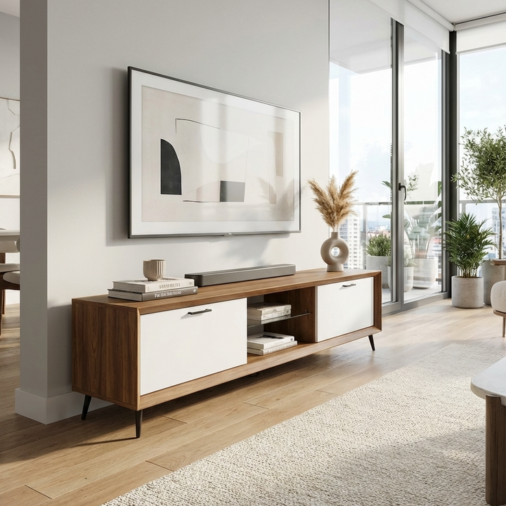 Nico TV Stand | Small | Walnut