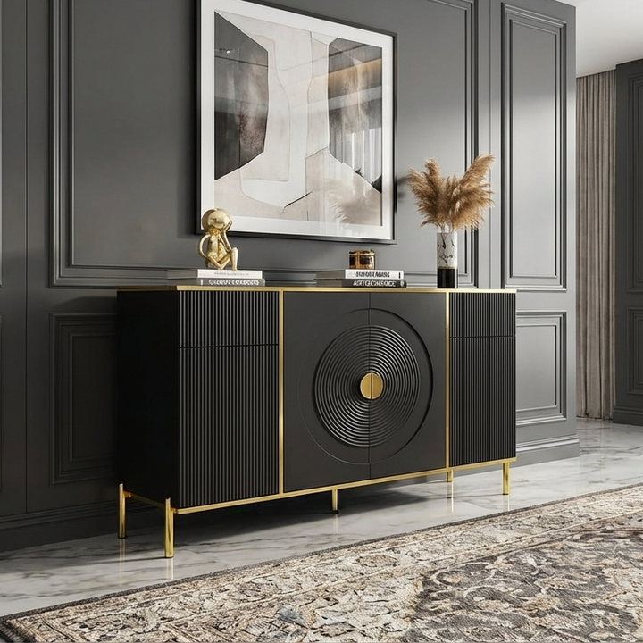 Cairo Sideboard & Cabinet | Small | Black