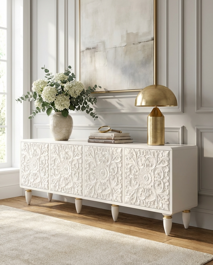 Roli Sideboard & Cabinet | White