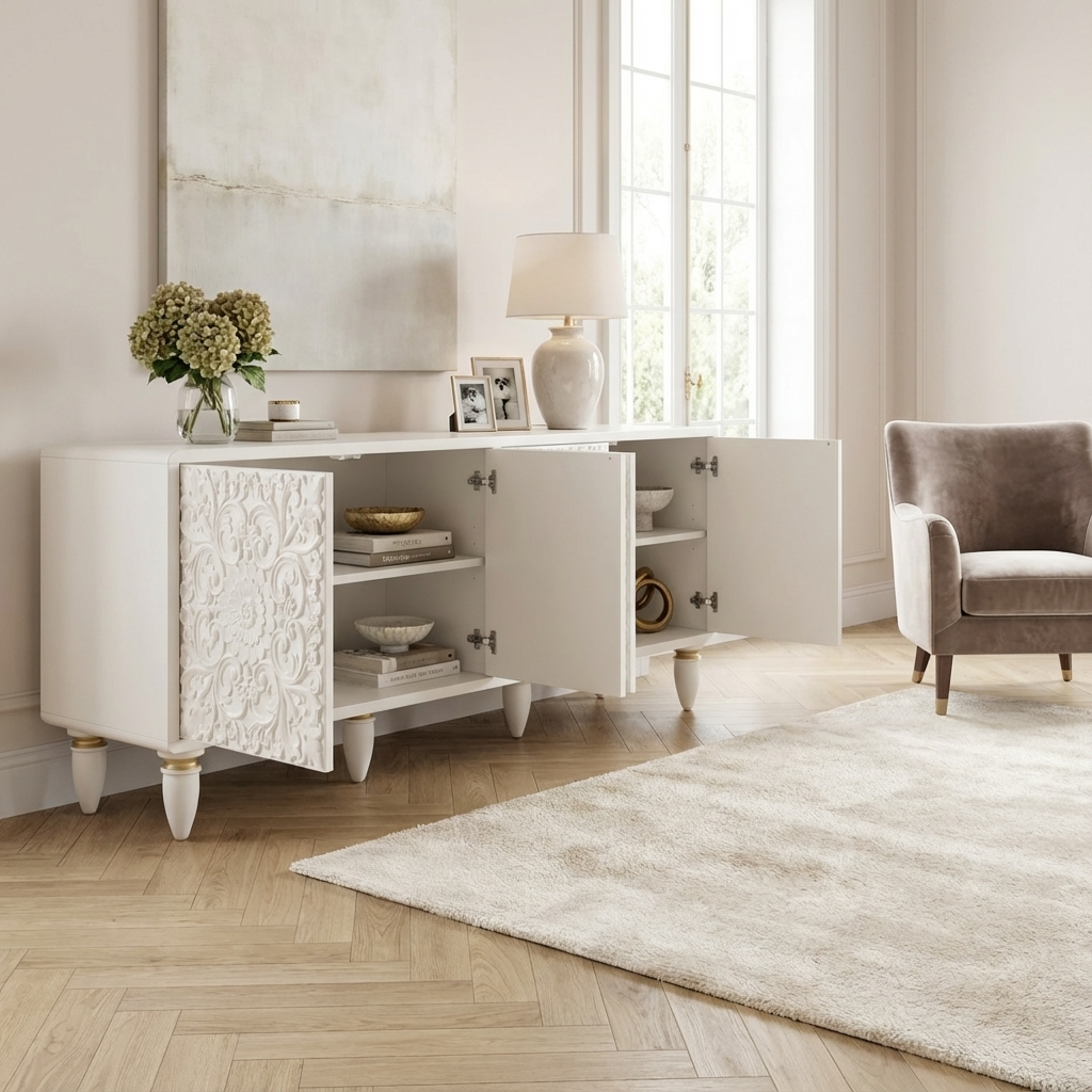 Roli Sideboard & Cabinet | White