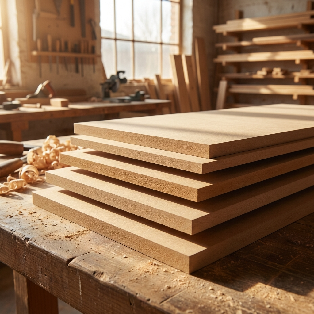 MDF board suitable for modular wardrobe shutters