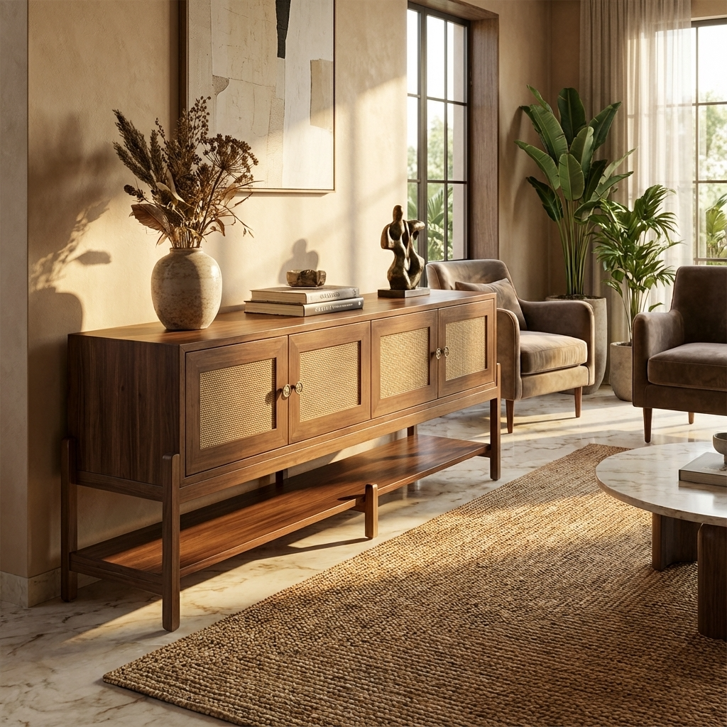 Aadi Sideboard & Cabinet |Walnut