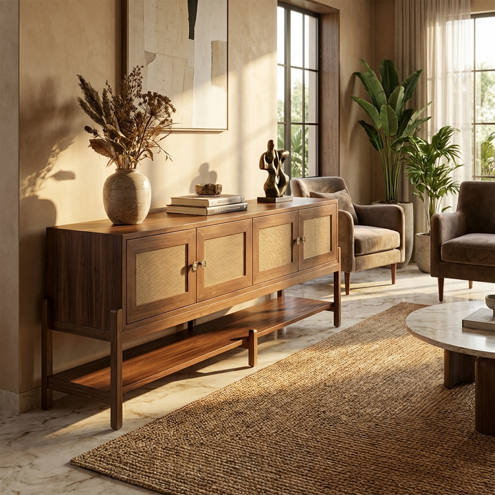 Aadi Sideboard & Cabinet |Walnut