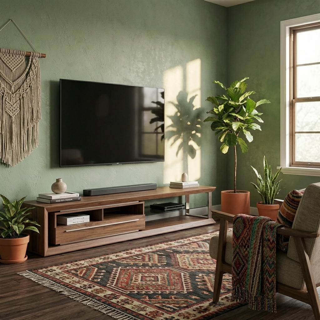 Nicolas TV Stand | Small | Walnut