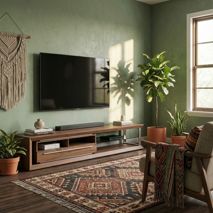 Nicolas TV Stand | Small | Walnut