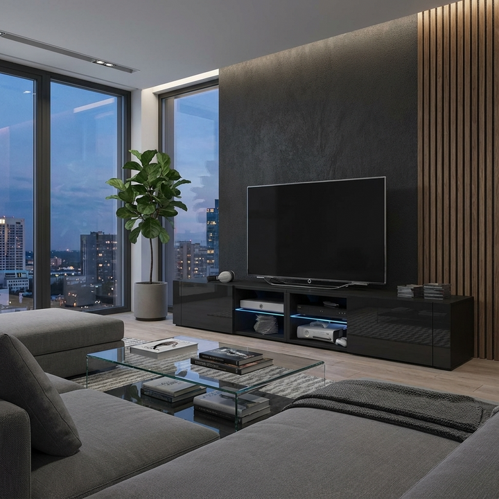 Omar Tv Stand | Small | Black