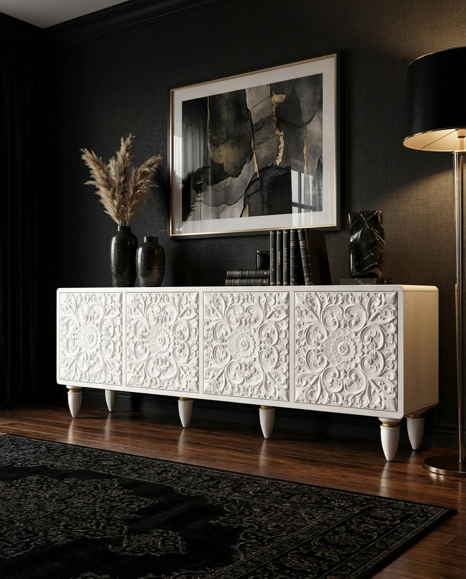 Roli Sideboard & Cabinet | White