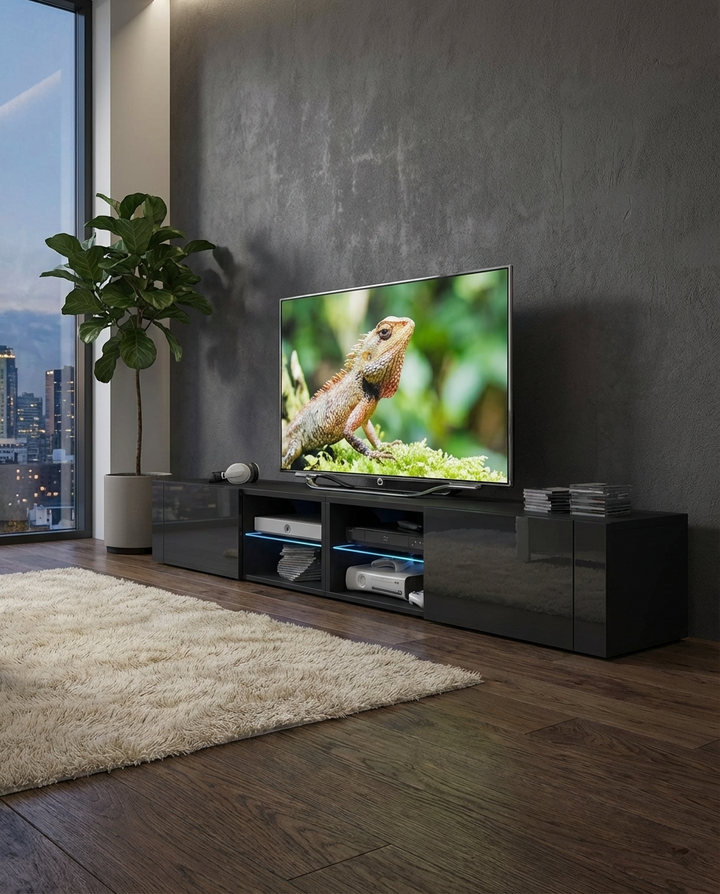 Omar Tv Stand | Small | Black