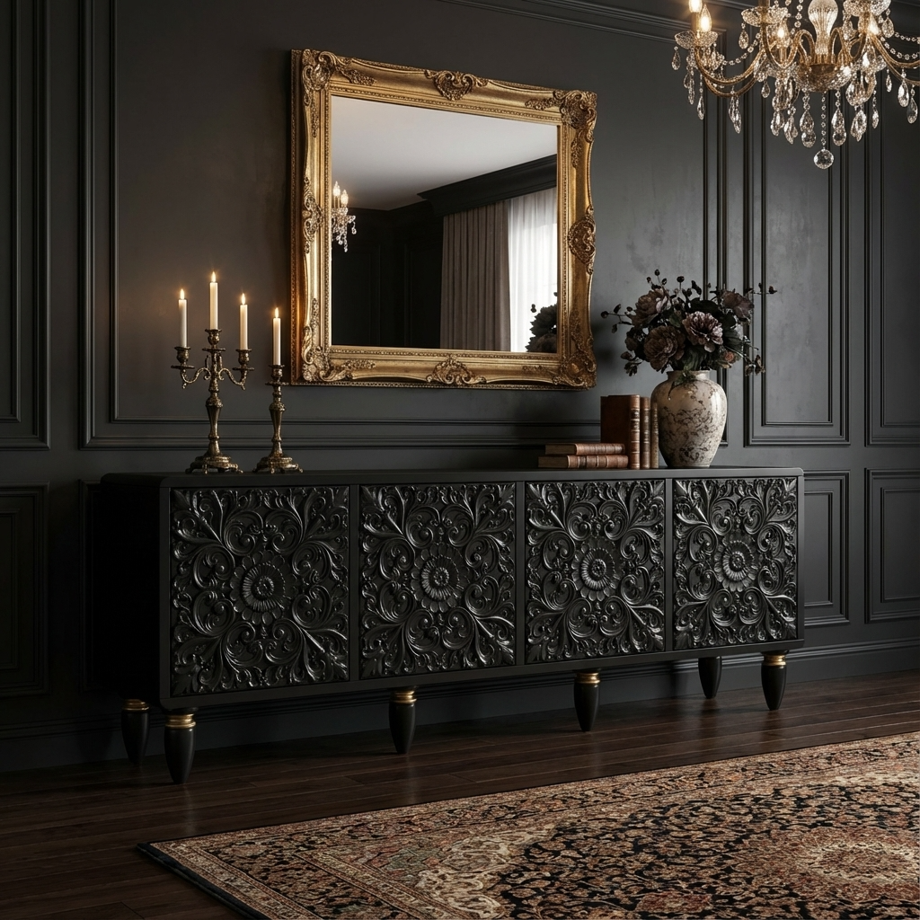 Roli Sideboard & Cabinet | Black