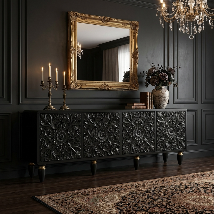 Roli Sideboard & Cabinet | Black