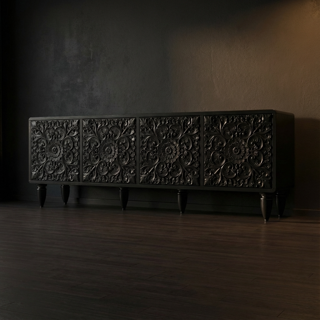 Roli Sideboard & Cabinet | Black
