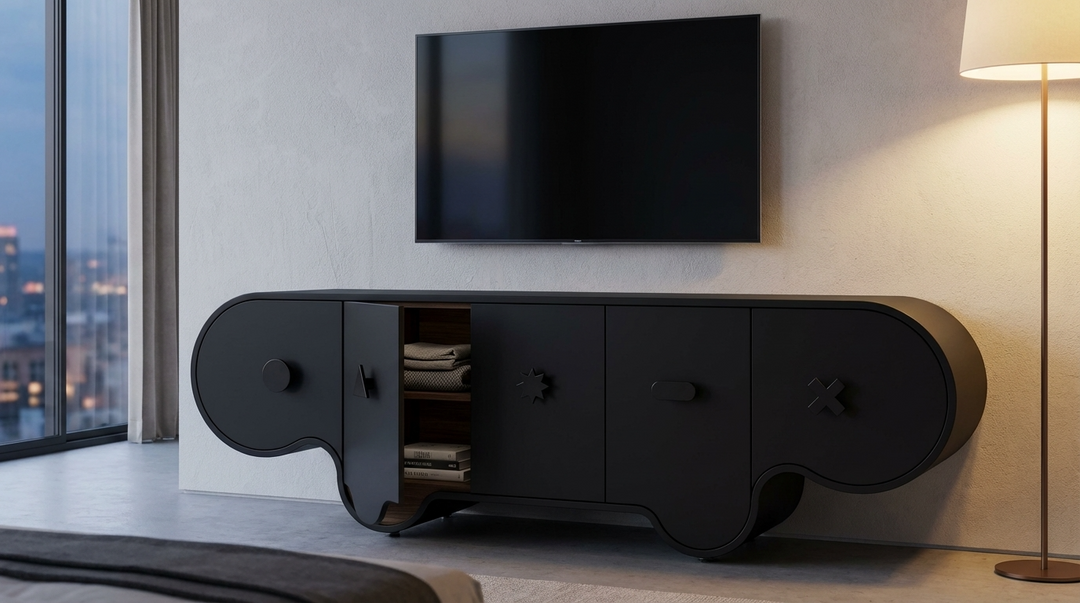 Timo TV Stand | Black