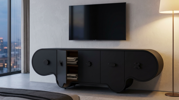 Timo TV Stand | Black