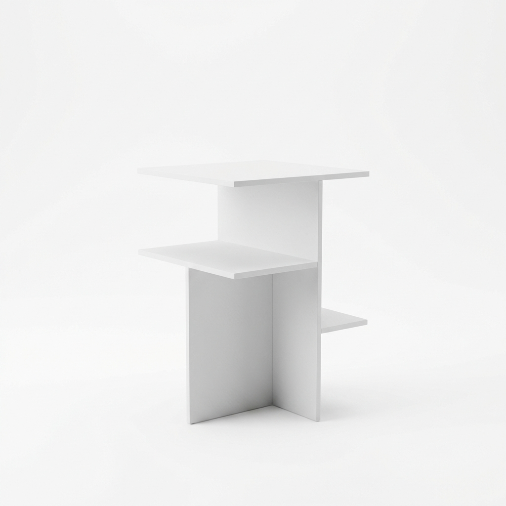 Teto Side Table | White