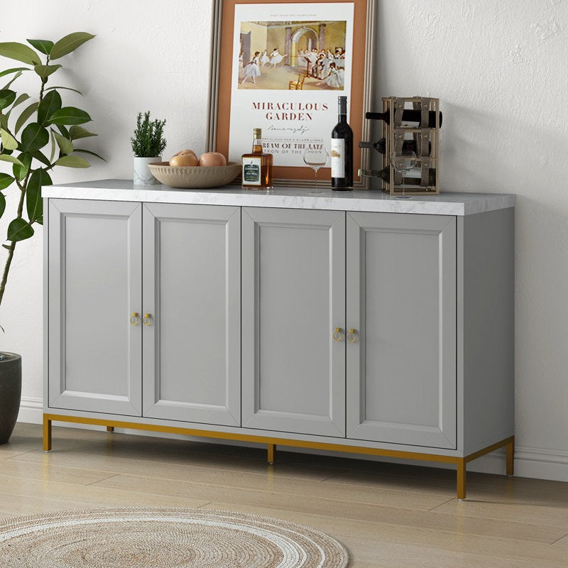 Stylish grey sideboard perfect for homes, kitchen and entryway