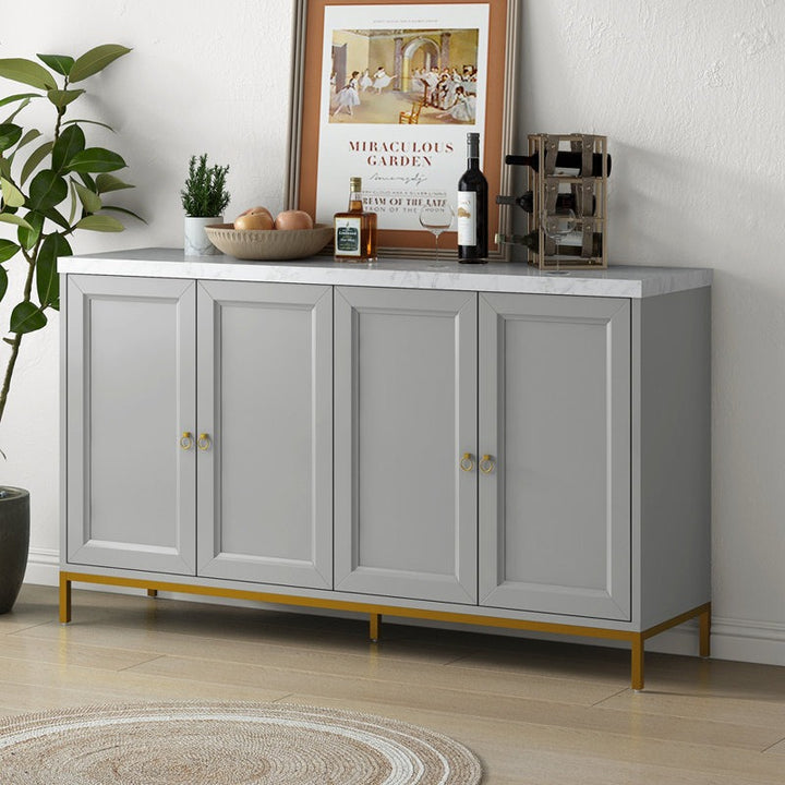 Stylish grey sideboard perfect for homes, kitchen and entryway