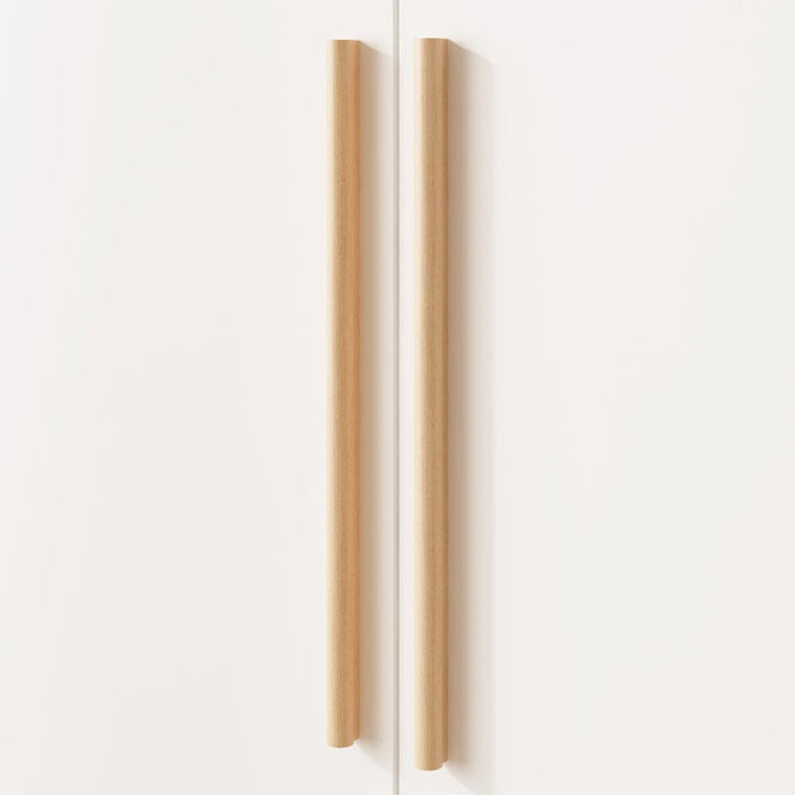  solid wood handles of wardrobe