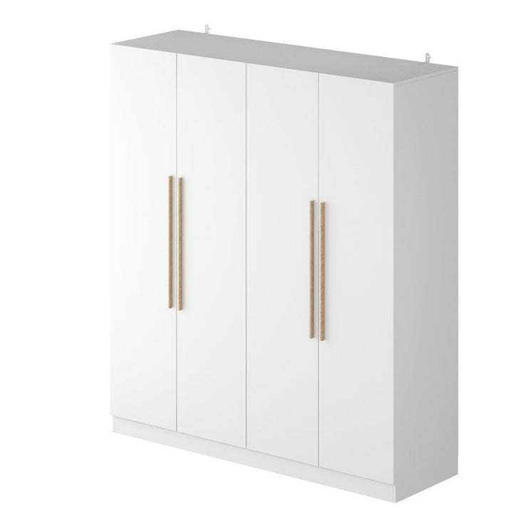 Modern 4-door wardrobe design