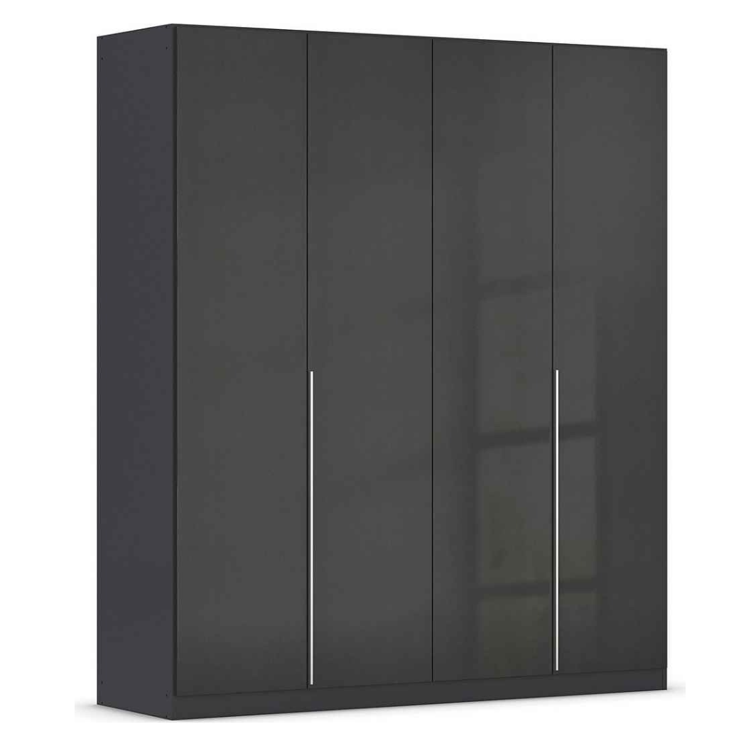 Modern 4-door wardrobe design for an Indian bedroom