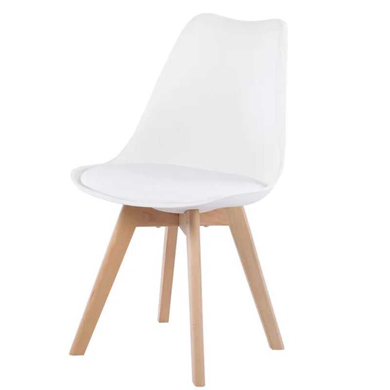 Modern white dining chair