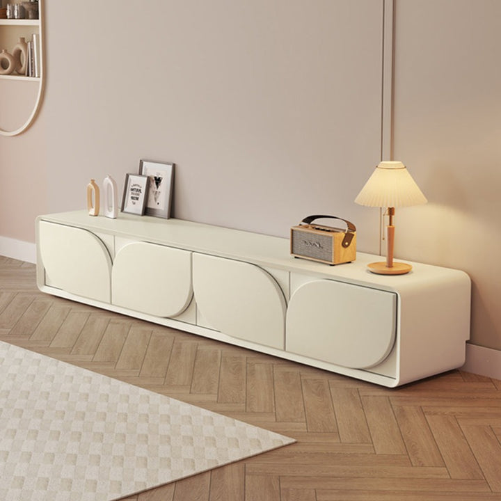 Premium white gloss tv unit for modern interiors