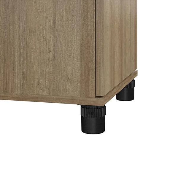 Modern beige wardrobe with single door