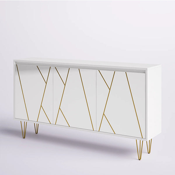 Modern luxury white sideboard cabinet