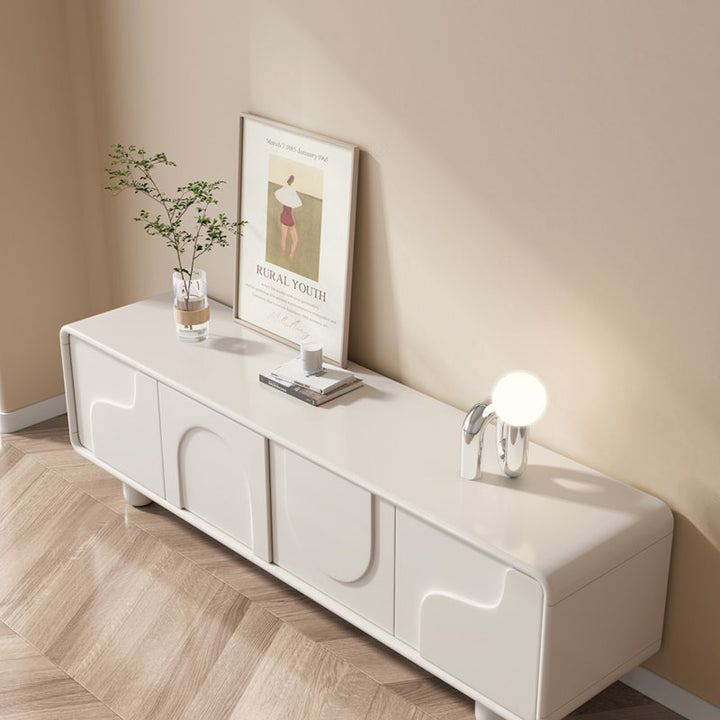 Premium white tv unit