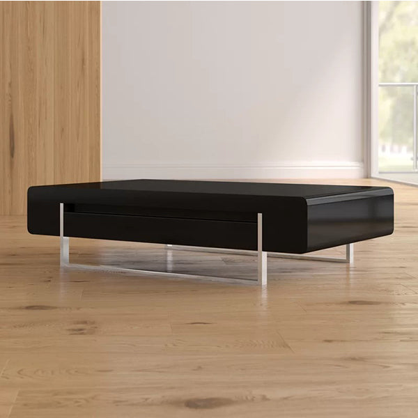 Side view of black sam coffee table