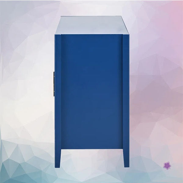 premium blue-finish sideboard with storage
