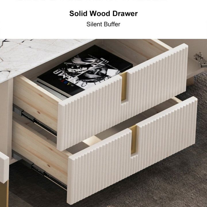solid wood drawer of coffee table