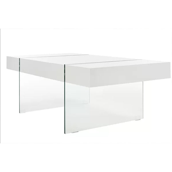 Stylish table on white background