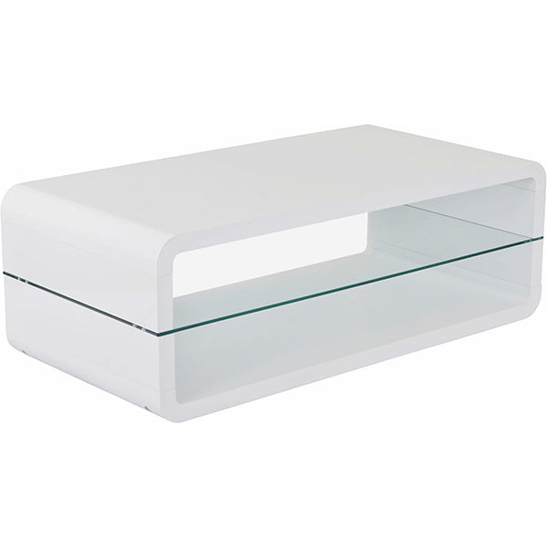 Modern white coffee table