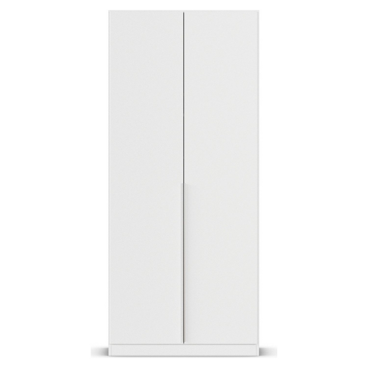 pre-laminated wardrobe in white