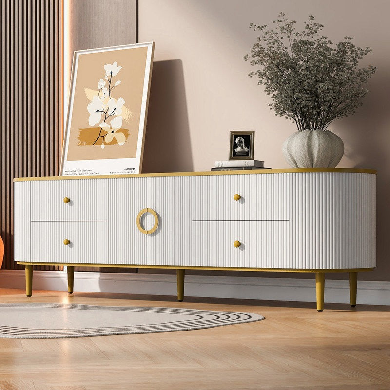 white tv stand for living room