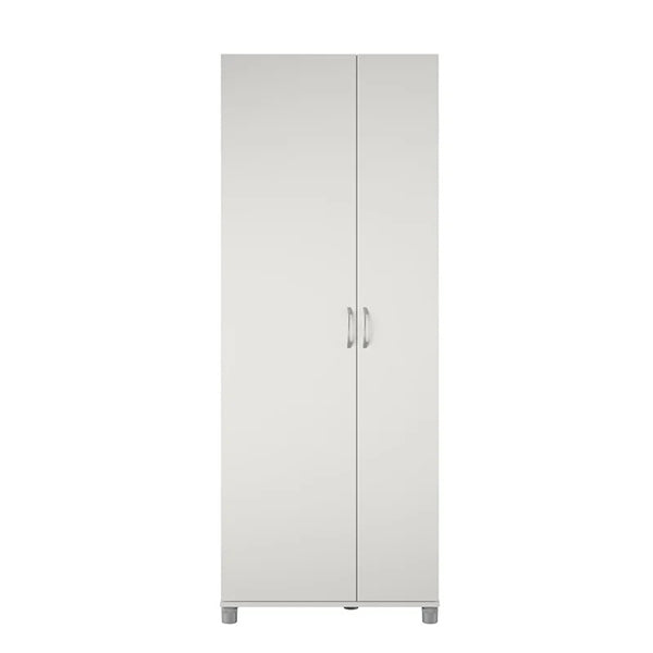 Modern 2-door wardrobe on a white background