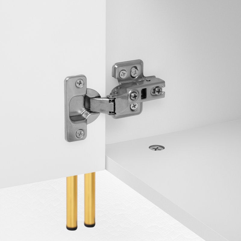 adjustable hinge of white tv unit