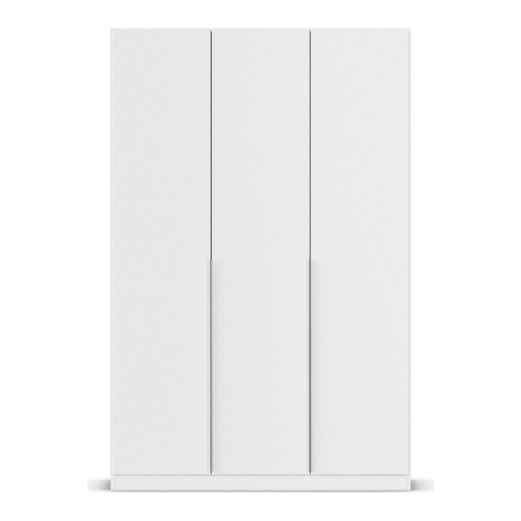 Modular 3-door wardrobe in matte white