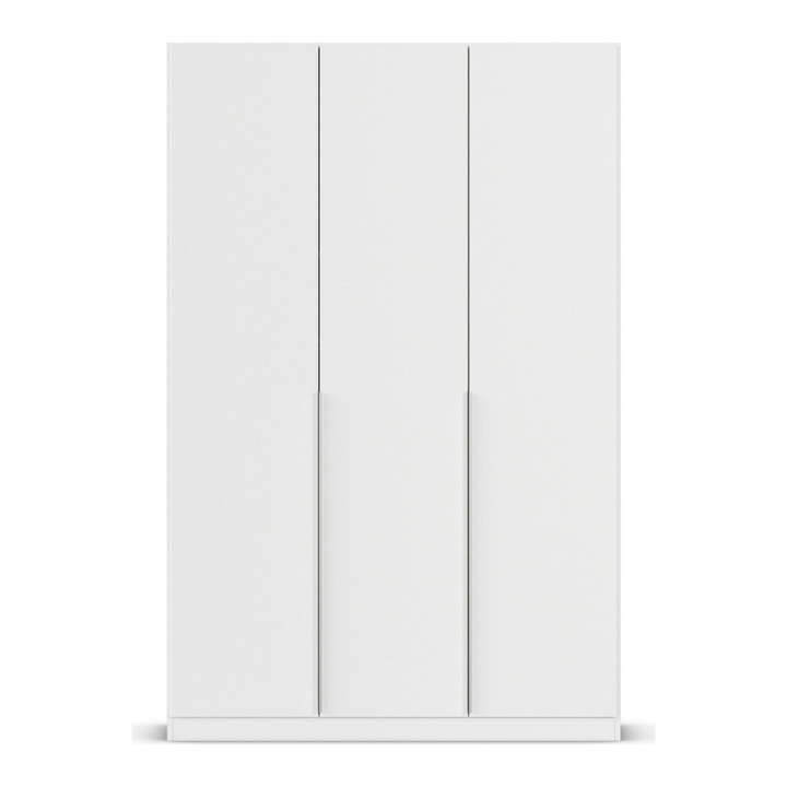 Modular 3-door wardrobe in matte white