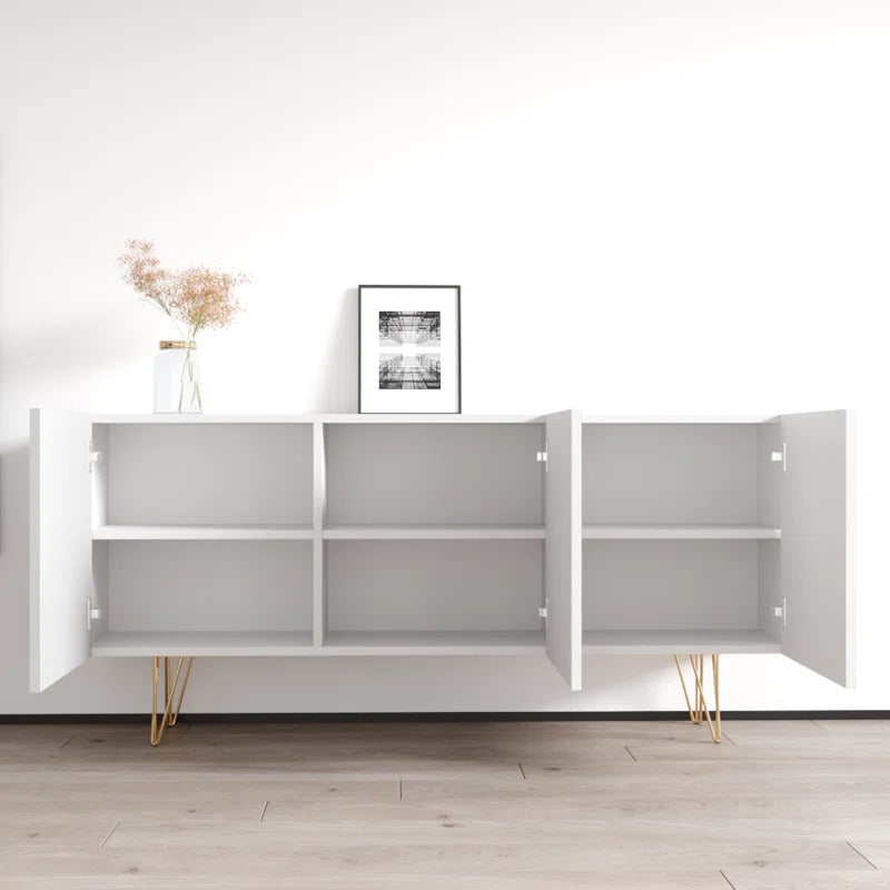 modern white sideboard 