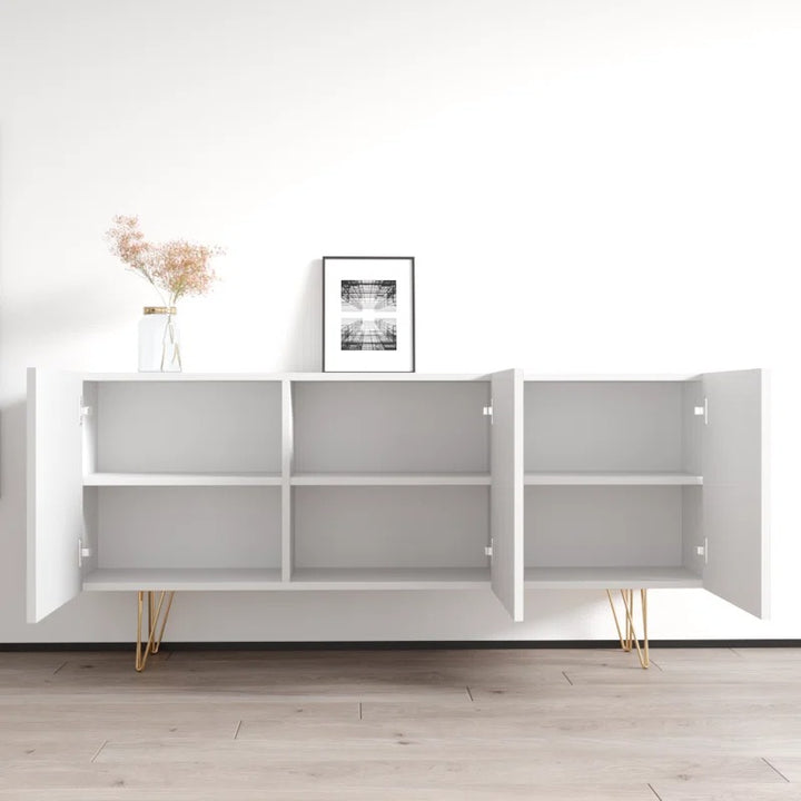 modern white sideboard 