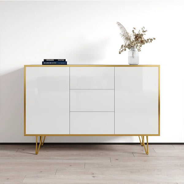 Premium white pu finish sideboard perfect for bright interior