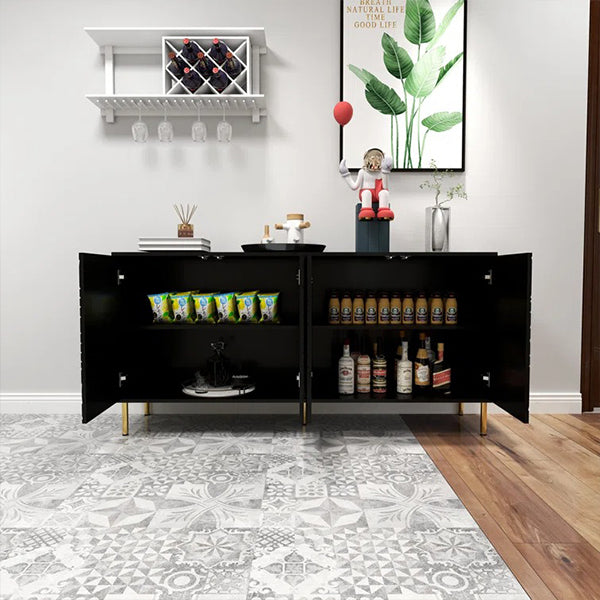 stylish black sideboard with storage online
